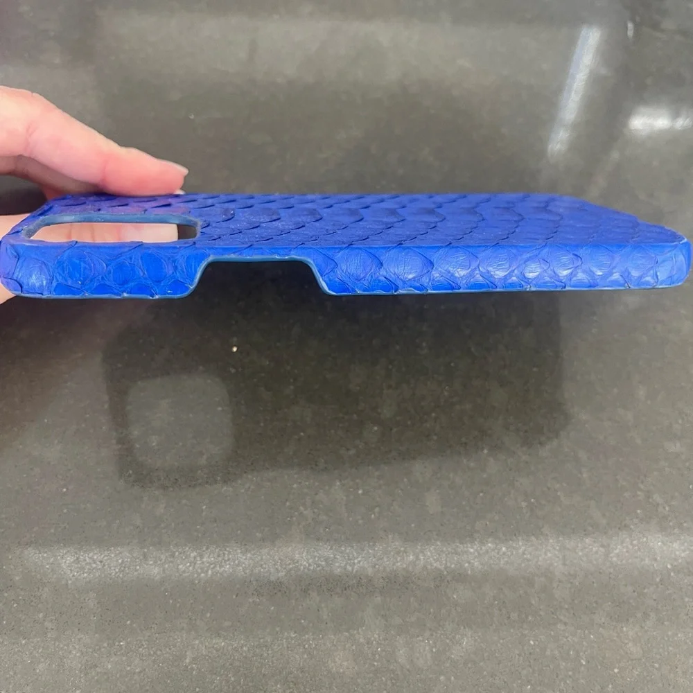 NWOT IPHONE 12 PRO MAX GENUINE ALLIGATOR LEATHER COVER